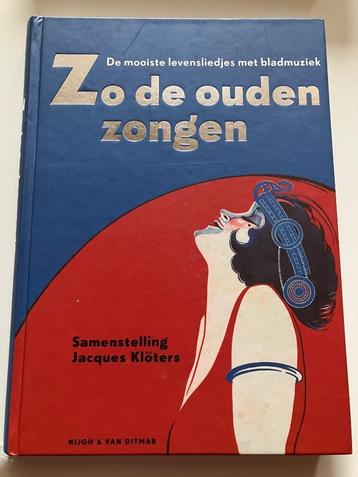 Boek Zo de ouden zongen bladmuziek levensliedjes beschikbaar voor biedingen