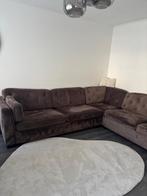 Bruine Hoekbank - Zo Goed Als Nieuw, Huis en Inrichting, Banken | Bankstellen, Ophalen, 100 tot 125 cm, Hoekbank, 300 cm of meer