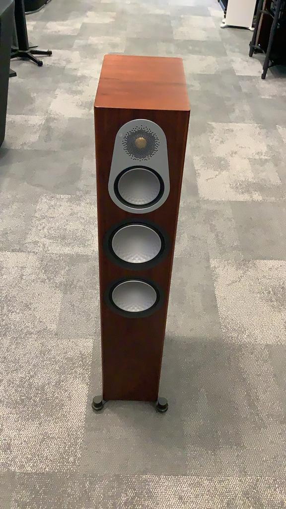 Monitor Audio Silver 300 6G Rosenut, Audio, Tv en Foto, Luidsprekers, Zo goed als nieuw, Front, Rear of Stereo speakers, 120 watt of meer