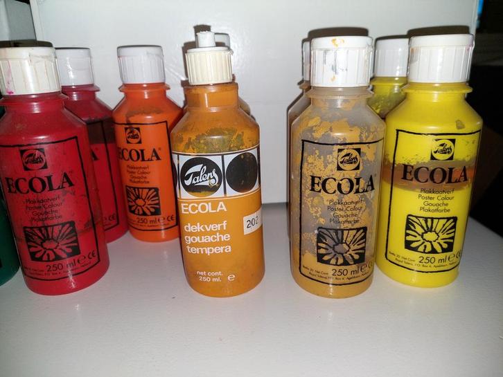 Ecola Verf Set - Verschillende Kleuren, Hobby en Vrije tijd, Schilderen, Gebruikt, Overige typen, Ophalen of Verzenden