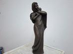 antiek brons grotere maria beeld met christus in de arm, Antiek en Kunst, Antiek | Religie, Ophalen of Verzenden