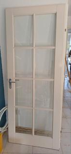 Glazen Binnendeur, Ophalen, Gebruikt, 80 tot 100 cm, Binnendeur