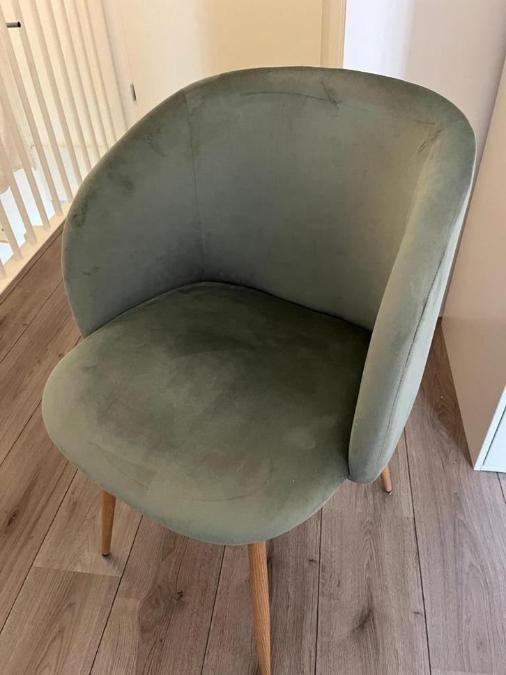 Fluwelen stoel Søstrene Grene – zo goed als nieuw, Huis en Inrichting, Stoelen, Zo goed als nieuw, Eén, Stof, Overige kleuren