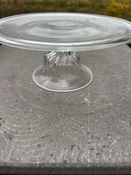 2 Glazen Taartplateaus, exclusief merk Cleybergh Gommaire, Huis en Inrichting, Keuken | Keukenbenodigdheden, Ophalen of Verzenden