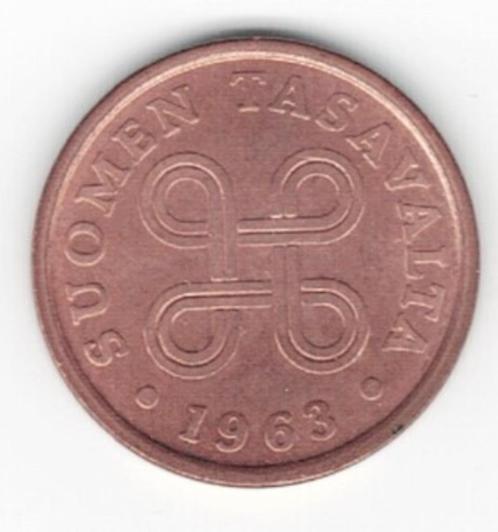 25-693 Finland 5 penni 1963, Postzegels en Munten, Munten | Europa | Niet-Euromunten, Losse munt, Overige landen, Verzenden