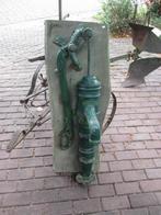 vintage antieke zware gietijzeren waterpomp groen. 105 hoog, Tuin en Terras, Waterpompen, Ophalen, Gebruikt, Elektrisch