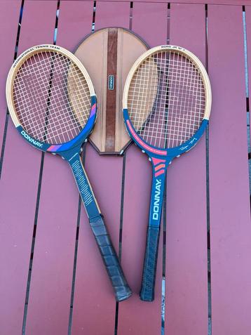 Vintage Donnay Tennis Rackets - Set van 2 beschikbaar voor biedingen