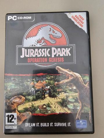 Pc game Jurassic Park operation Genesis beschikbaar voor biedingen