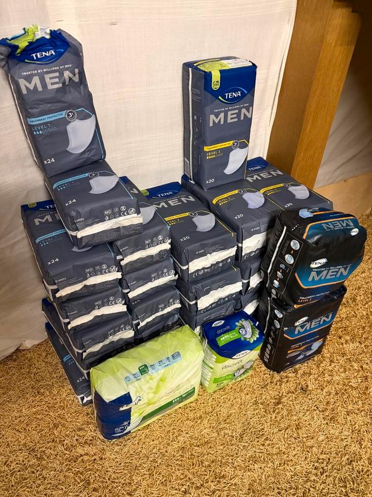 Mega Partij TENA Men & Lady, Diversen, Verpleegmiddelen, Ophalen of Verzenden