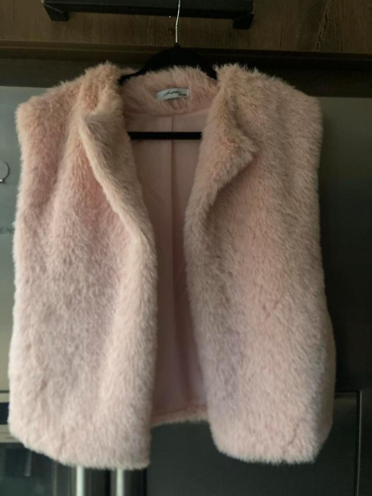 Roze Bodywarmer - Universele Maat, Kleding | Dames, Bodywarmers, Zo goed als nieuw, Maat 38/40 (M), Roze, Ophalen of Verzenden