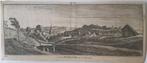 A 99-100 / het dorp Oosterbeek kopergravure uit 1745, Ophalen of Verzenden