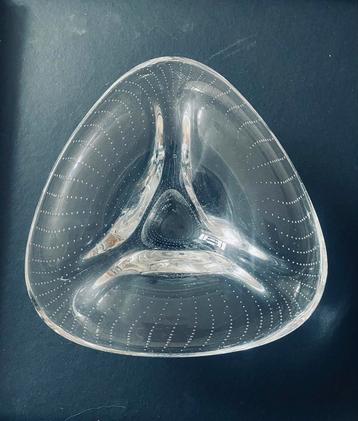 Leerdam spijkerglas schaaltje beschikbaar voor biedingen