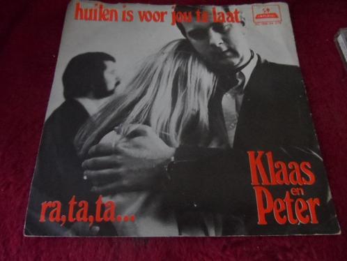 Klaas en Peter - Huilen is voor jou te laat, Cd's en Dvd's, Vinyl Singles, Gebruikt, Nederlandstalig, 7 inch, Ophalen of Verzenden