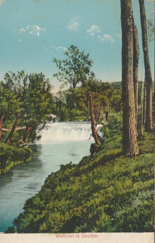 GEULEM Waterval kl.f., Verzamelen, Ansichtkaarten | Nederland, Gelopen, Limburg, Voor 1920, Verzenden