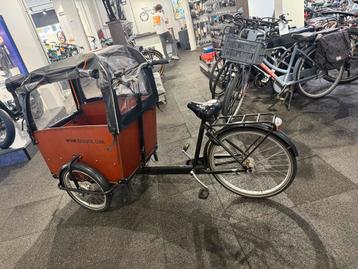 Babboe Big Gebruikte Bakfiets met Huif-Ideaal voor Kinderen beschikbaar voor biedingen