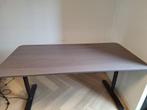 Grijs bureau 160x80 cm, Huis en Inrichting, Bureaus, Ophalen, In hoogte verstelbaar, Gebruikt, Bureau