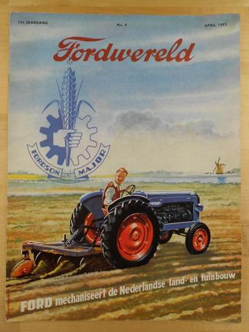 Ford Wereld April 1952 – Fordson Major - Fordwereld beschikbaar voor biedingen