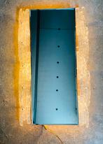 Iced Glass spiegel met verlichting van Hillebrand, Huis en Inrichting, Woonaccessoires | Spiegels, Gebruikt, Duitsland, Ophalen of Verzenden