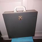 Vintage oude gebruikte platenkoffer, Ophalen, Huis en Inrichting