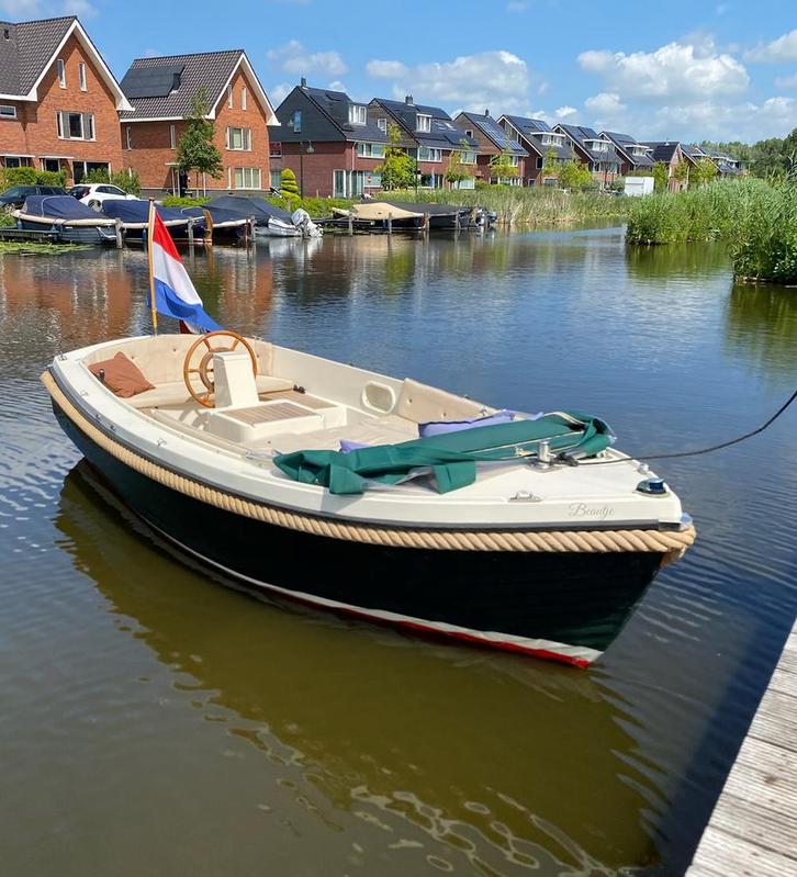 Interboat 16 - loopt als een zonnetje!, Watersport en Boten, Sloepen, Gebruikt, 10 tot 30 pk, 3 tot 6 meter, Binnenboordmotor