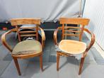 2 antieke stoeltjes uit 1956., Ophalen, Gebruikt, Hout, Twee