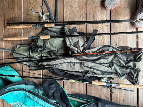 visspullen, Watersport en Boten, Hengelsport | Algemeen, Gebruikt, Complete hengel, Ophalen