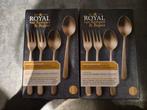 ROYAL VAN KEMPEN &BEGEER lepel en vork 4-delig set champagne, Huis en Inrichting, Keuken | Bestek, Ophalen of Verzenden, Nieuw