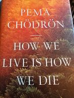 How We Live Is How We Die - Pema Chödrön, Boeken, Ophalen of Verzenden, Zo goed als nieuw, Spiritualiteit algemeen, Achtergrond en Informatie