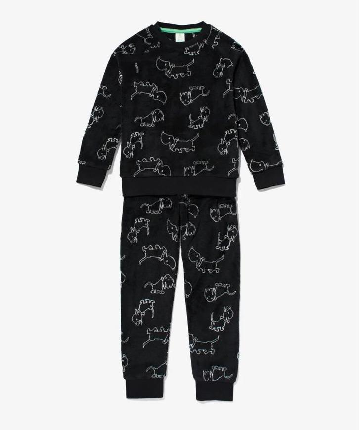 Takkie kinderpyjama | Fleece | Maat 134/140, Kinderen en Baby's, Kinderkleding | Maat 134, Nieuw, Jongen of Meisje, Nacht- of Onderkleding