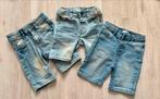 Korte spijkerbroeken lichtblauw denim short jeans 3 stuks 92, Ophalen of Verzenden, Zo goed als nieuw, Jongen of Meisje, Broek