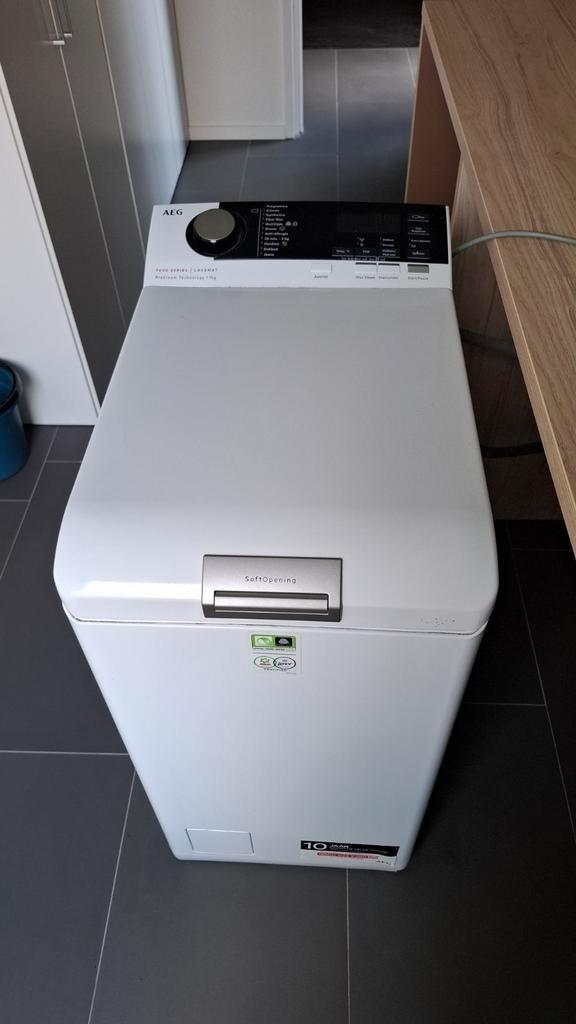 AEG 7000series lavamat met stoomfunctie. Weinig gebruikt!, Witgoed en Apparatuur, Wasmachines, Zo goed als nieuw, 6 tot 8 kg, 85 tot 90 cm