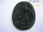 Prachtige amulet hanger van chinese jade / 824#, Overige voorstellingen, Ophalen of Verzenden, Zo goed als nieuw, Steen of Mineraal