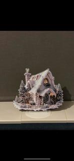 Sfeervol winterhuisje op voet – decoratie, Ophalen of Verzenden, Nieuw