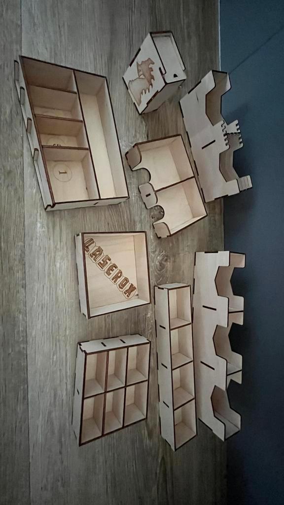 Clank! Houten Insert – Laserox | Zo Goed Als Nieuw, Hobby en Vrije tijd, Gezelschapsspellen | Bordspellen, Zo goed als nieuw, Ophalen of Verzenden