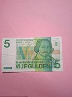 5 gulden Vondel II misdruk uit 1973² in ZF, Ophalen of Verzenden, 5 gulden, Los biljet