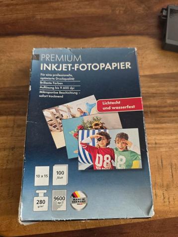 Premium Inkjet Fotopapier 10x15 - 100 vel beschikbaar voor biedingen
