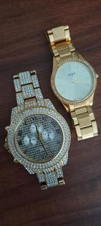 Twee gouden horloges, Overige merken, Gebruikt, Polshorloge, Ophalen of Verzenden