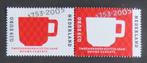 Nederland NVPH Paar 2192-2193a 250 jaar Douwe Egberts, Postzegels en Munten, Postzegels | Nederland, Na 1940, Verzenden, Postfris