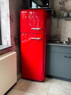 Rode SMEG koelkast, Witgoed en Apparatuur, Ophalen, Gebruikt, 200 liter of meer, 160 cm of meer