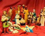 Oude Vintage Kerststal Beelden Kerstgroep, Diversen, Kerst, Ophalen, Gebruikt, Onbekend, Onbekend