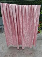 Gordijn - Roze/zalm met patroon, 150 tot 200 cm, Ophalen of Verzenden, Zo goed als nieuw, Modern