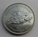 Guernsey 25 pence 1977 Queen Elizabeth II, Verzenden, Overige landen