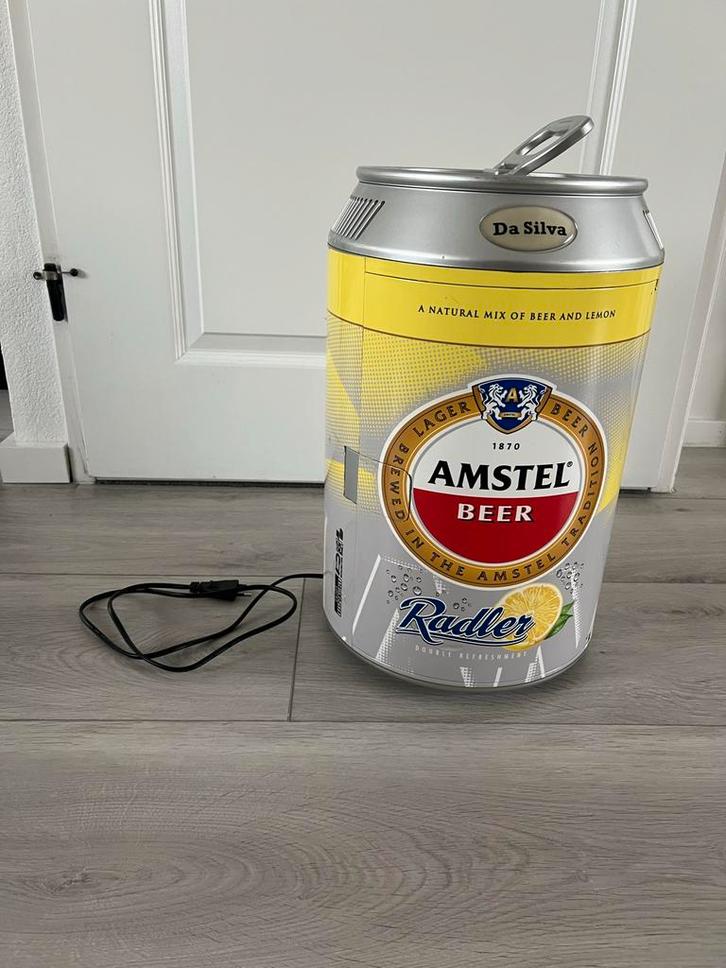 Grote Amstel Radler Koelkast - Blikvorm, Witgoed en Apparatuur, Koelkasten en IJskasten, Gebruikt, Zonder vriesvak, Minder dan 75 liter