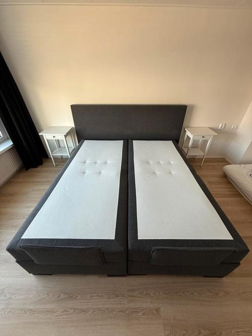Boxspring 180x200 - elektrisch verstelbaar, Huis en Inrichting, Slaapkamer | Boxsprings, Zo goed als nieuw, 180 cm, 200 cm, Tweepersoons