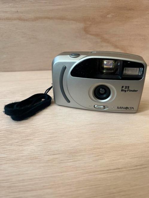 Minolta F35 Big Finder – 35mm Filmcamera (Getest en Werkend), Audio, Tv en Foto, Fotocamera's Analoog, Zo goed als nieuw, Compact