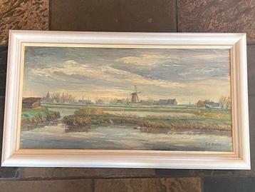 C.J. Eekman Schilderij - Olieverf op Doek beschikbaar voor biedingen
