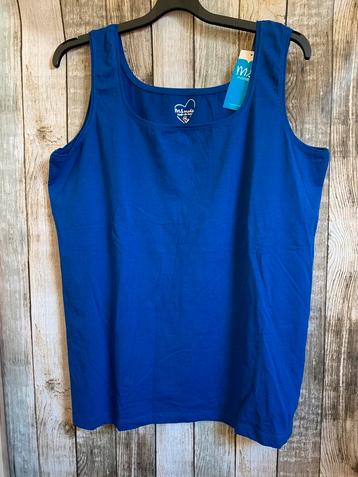 Nieuwe blauw topje van MS Mode (Maat XXL) beschikbaar voor biedingen