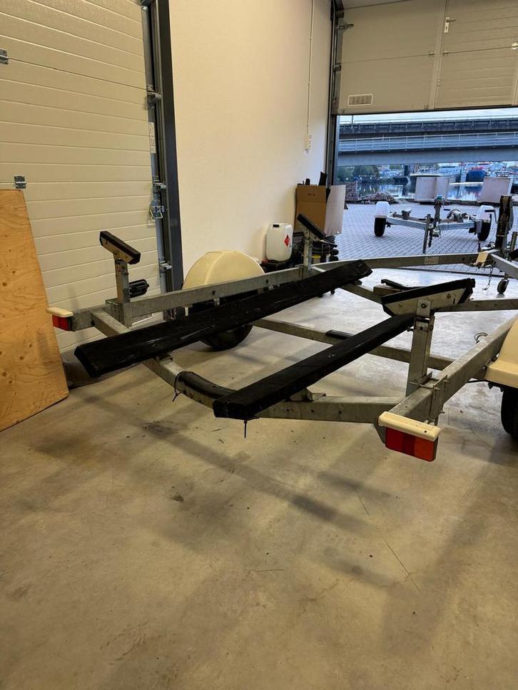 Amerikaanse stalling trailer met inklapbare dissel, Watersport en Boten, Boottrailers, Zo goed als nieuw, Sloepentrailer, 1500 tot 3000 kg