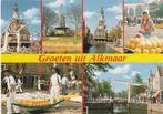 ALKMAAR Waag Kaasmarkt Molen Kaasmeisje Groeten, Verzamelen, Verzenden, 1980 tot heden, Gelopen, Noord-Holland