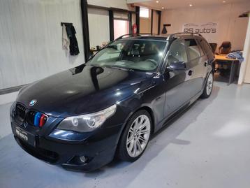 BMW 5-SERIE 523i E61 2005 M-Pakket youngtimer blauw beschikbaar voor biedingen